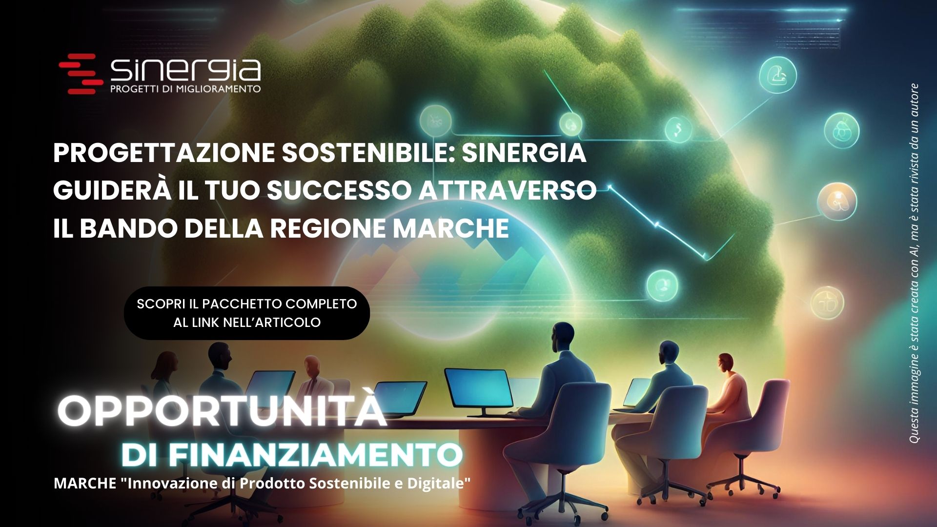 Progettazione sostenibile: Sinergia guiderà il tuo successo attraverso il bando della regione Marche